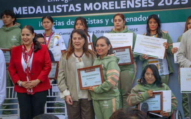 Morelos destaca en gimnasia de trampolin