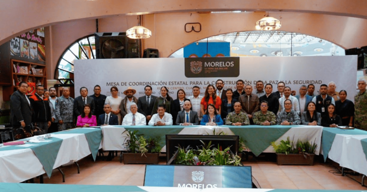Mesa de seguridad en Cuautla refuerza coordinación estatal