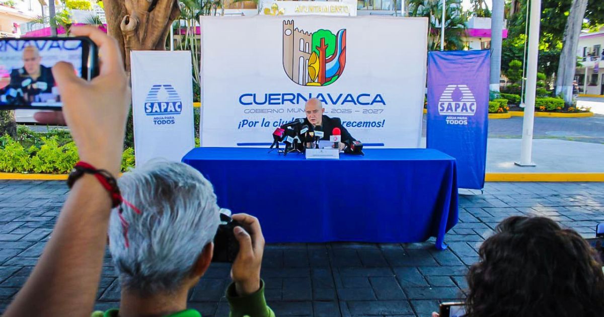 Sapac mejora su servicio de agua en Cuernavaca
