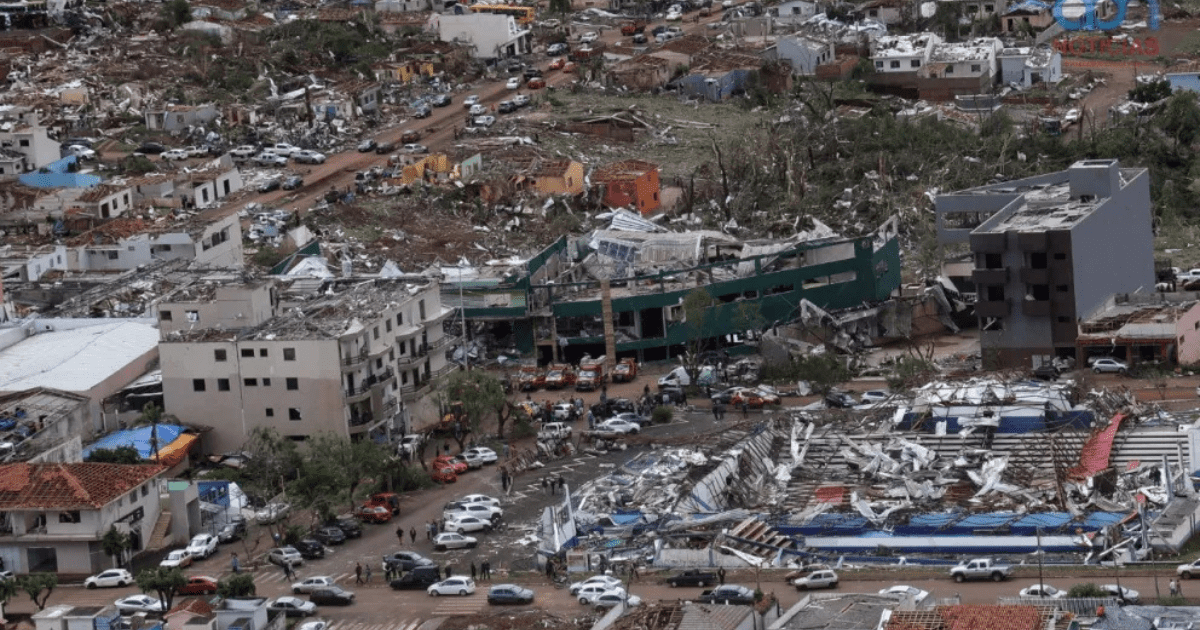 Tornado arrasa con Brasil dejando seis fallecimientos