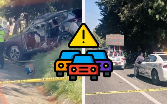 Accidente en la autopista México Cuernavaca