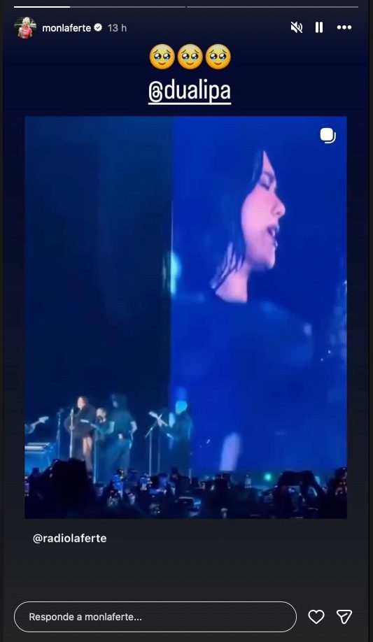 mon laferte y dua lipa 