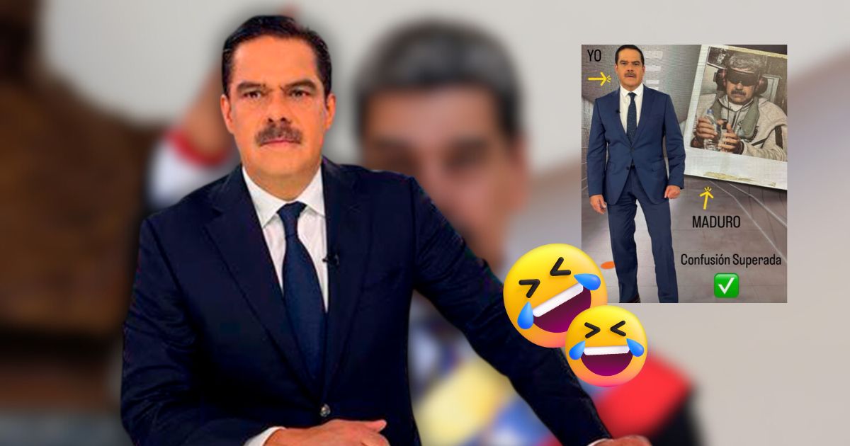 Javier Alatorre y Nicolás maduro