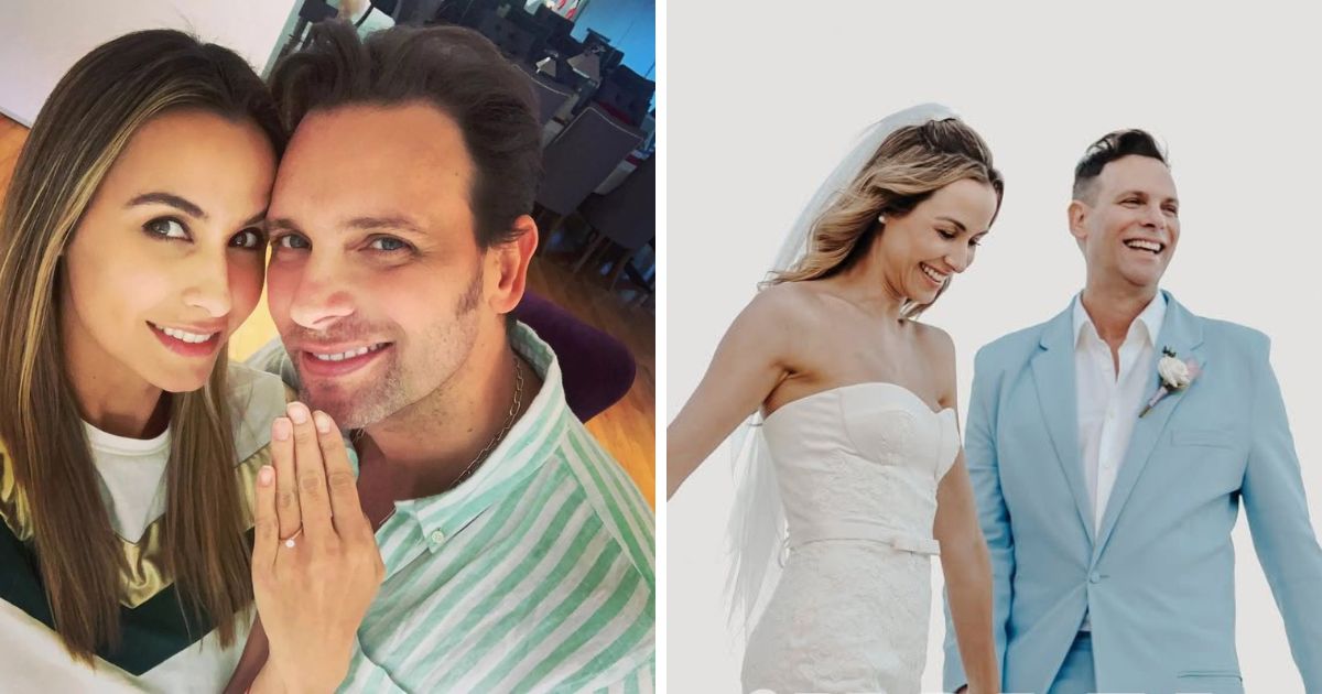 Odalys Ramírez y Patricio Borghetti boda