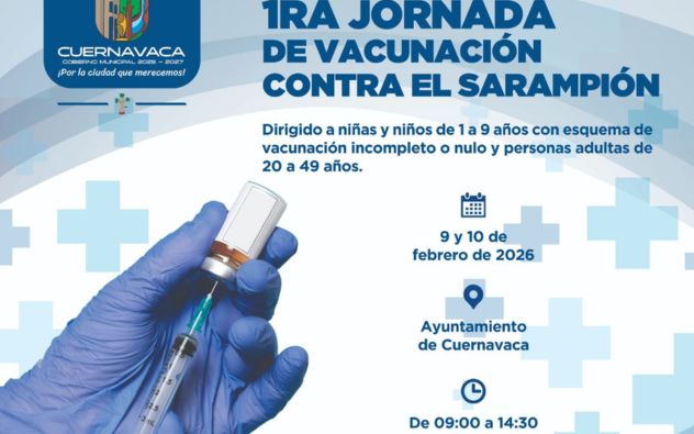 Vacunas Sarampión gratis Cuernavaca