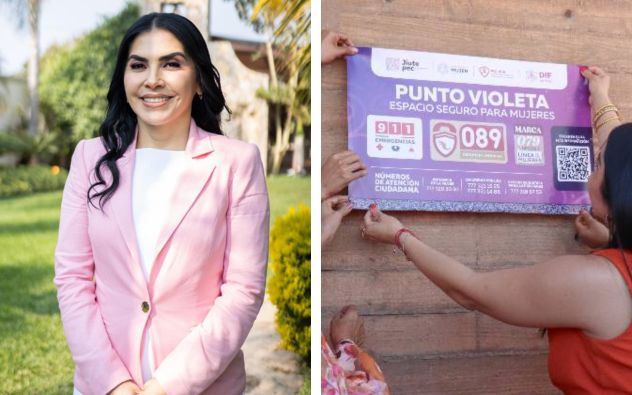 Puntos violeta Jiutepec