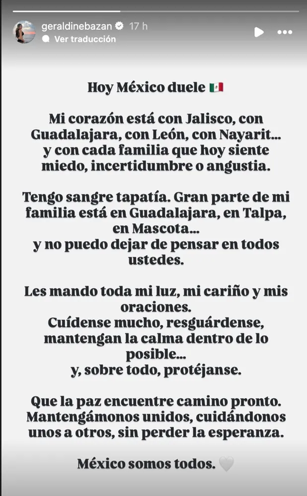 geraldine bazán