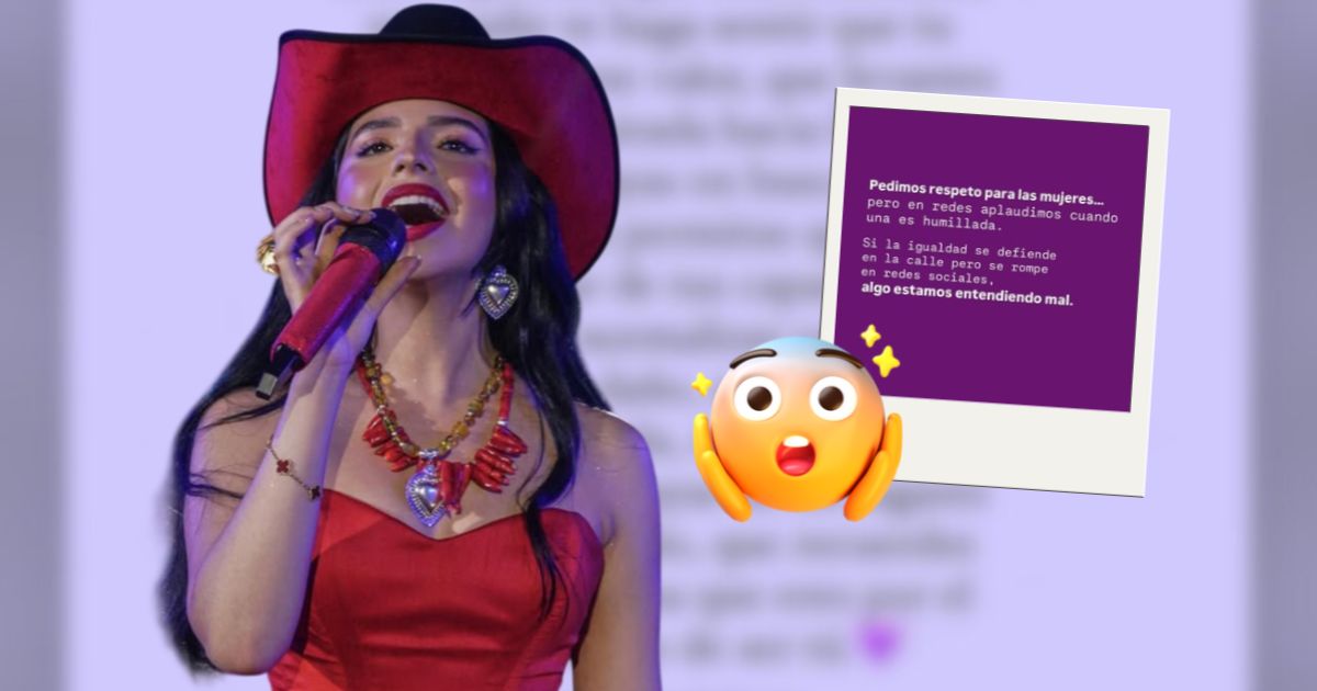 Ángela aguilar mensaje 8m