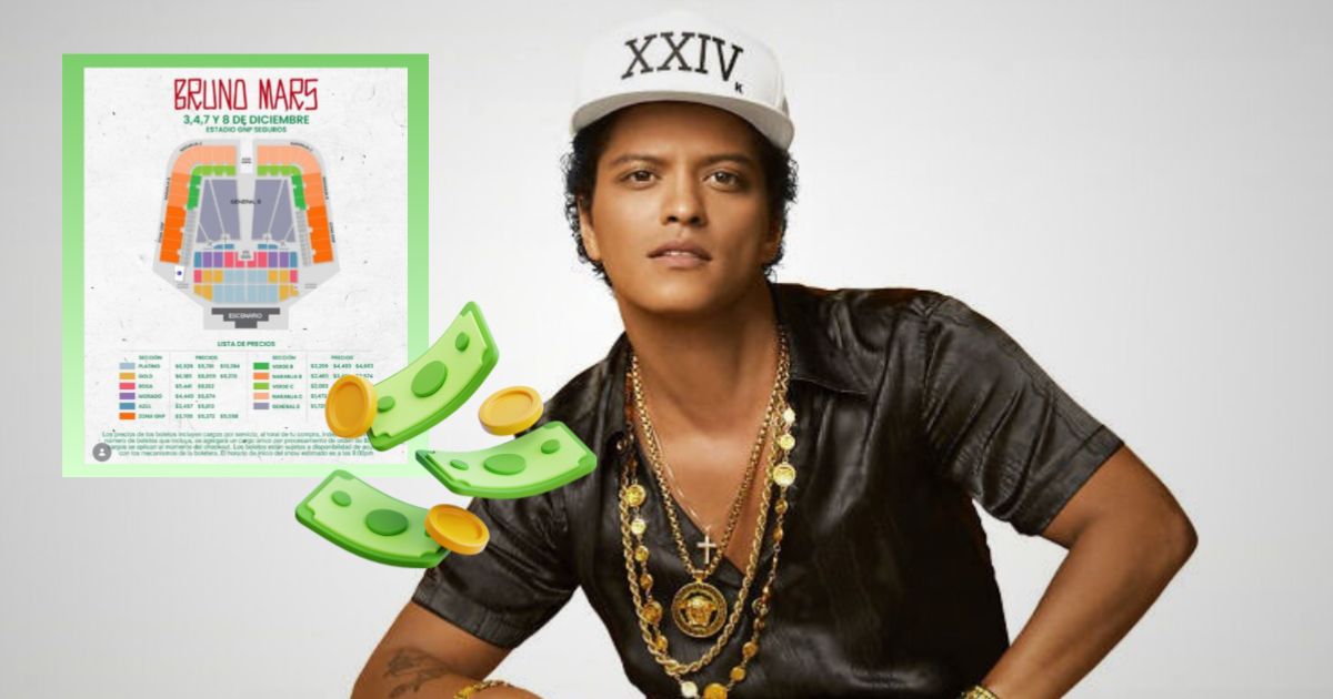 Bruno Mars boletos