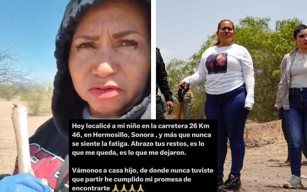 Ceci Flores encuentra a su hijo