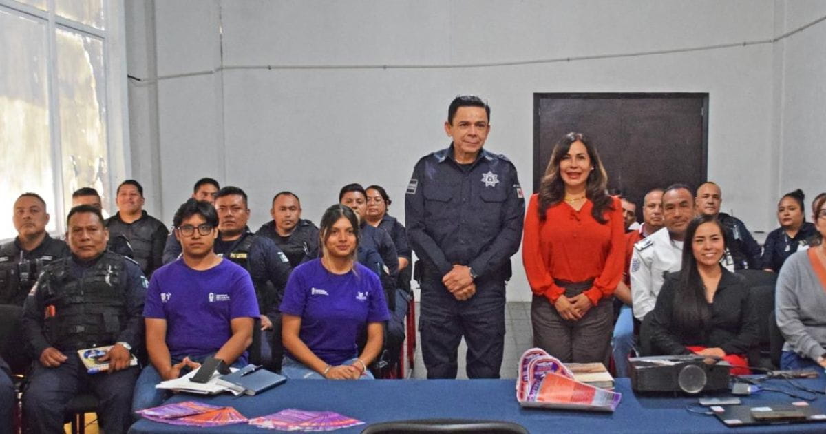 Capacitación sobre masculinidades responsables a elementos de seguridad en Cuernavaca, Morelos