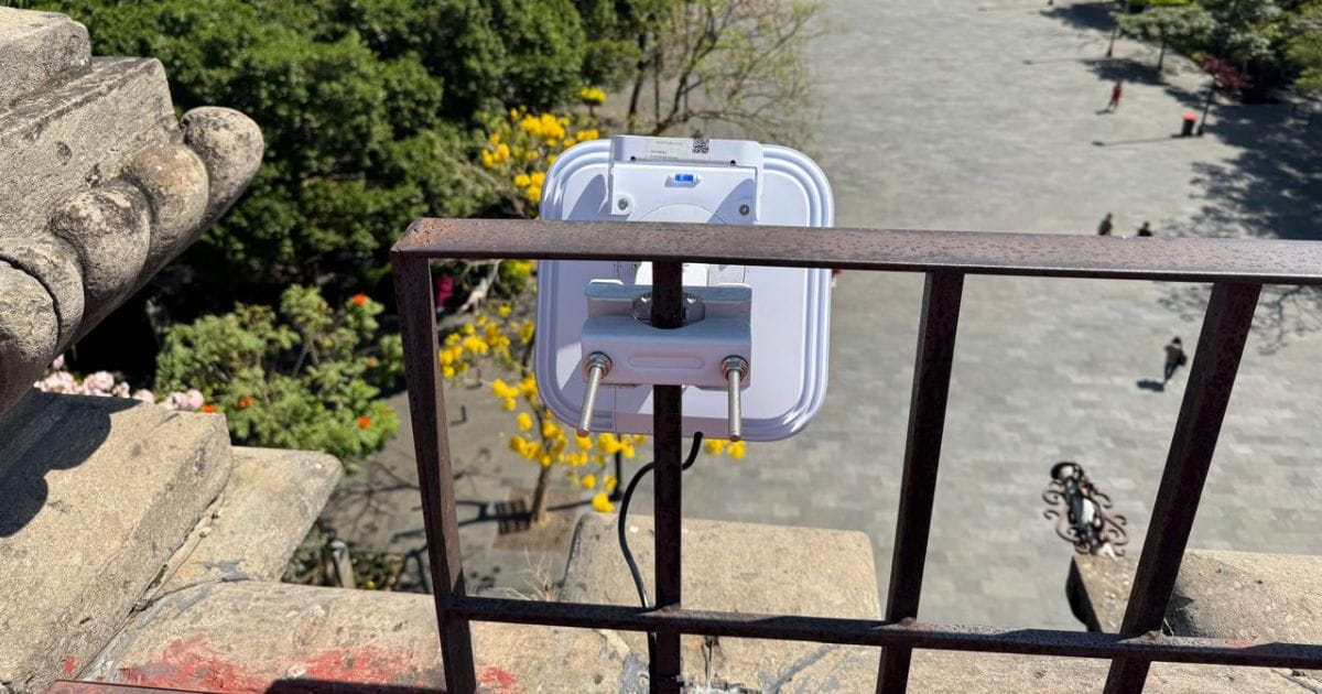 Internet en el Zócalo de Cuernavaca