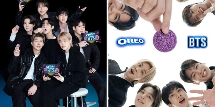 Colaboración de BTS y Oreo