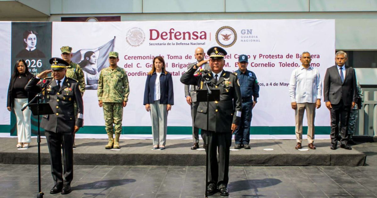 Cuernavaca suma fuerzas con el nuevo jefe de la Guardia Nacional