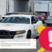 Elementos de la Guardia Nacional Carreteras realizando un operativo de inspección vehicular en una autopista federal de México.