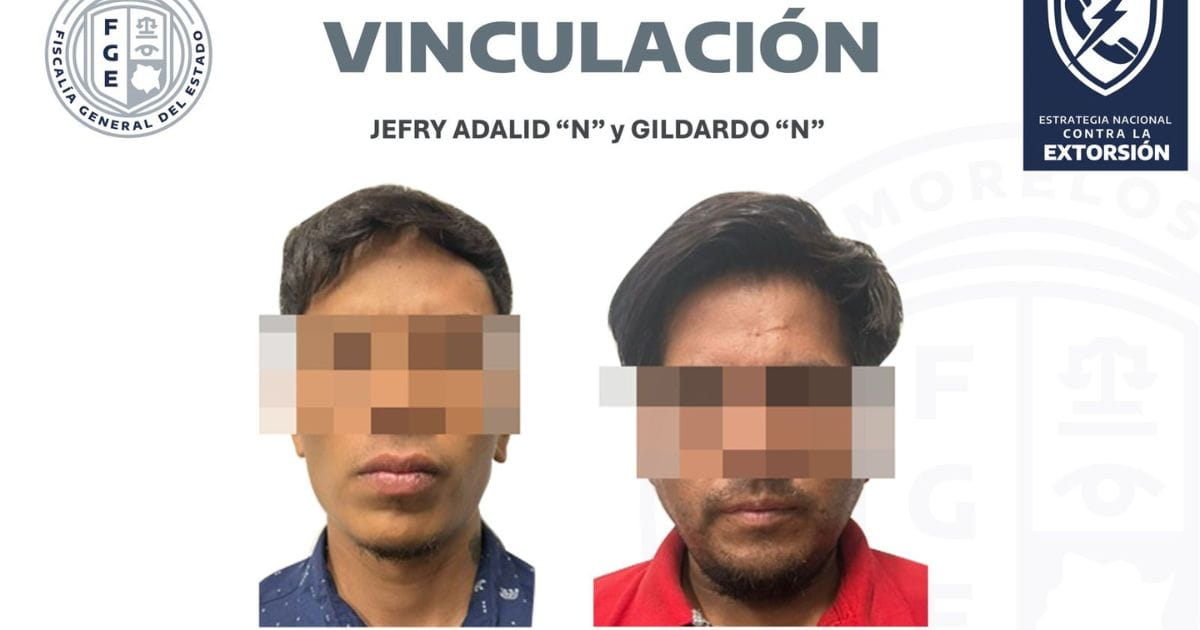 Prisión preventiva a dos presuntos extorsionadores en Yautepec
