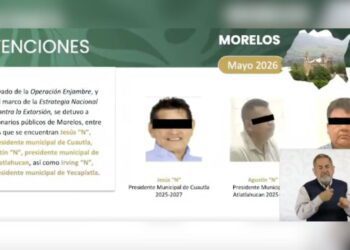 85 funcionarios detenidos entre ellos de Morelos