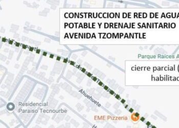 Anuncian cierres viales en Cuernavaca por obras de infraestructura urbana