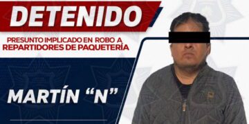 Cae presunto asaltante repartidor de paquetería en Cuernavaca