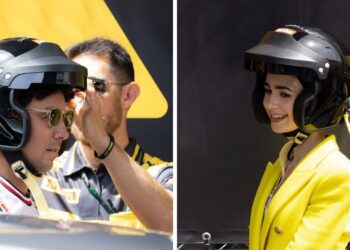 Checo Pérez Emily in Paris