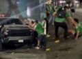 Conductor embiste a aficionados en Chihuahua tras festejo del Mundial 2026