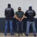 Elementos de fuerzas federales resguardando un operativo de seguridad en el municipio de San Pedro Cholula, Puebla