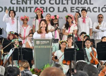 Inauguración del Centro Cultural La Estación en la colonia Patios de la Estación, Cuernavaca, Morelos