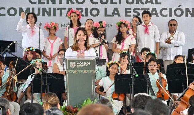 Inauguración del Centro Cultural La Estación en la colonia Patios de la Estación, Cuernavaca, Morelos