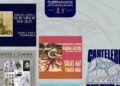 Personas recorriendo una galería con cuadros de gráfica contemporánea en el Museo de la Ciudad de Cuernavaca, Morelos