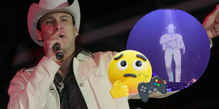 Holograma de Valentín Elizalde