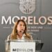 Patrullas de seguridad pública estatal resguardando una vialidad en Cuernavaca, Morelos