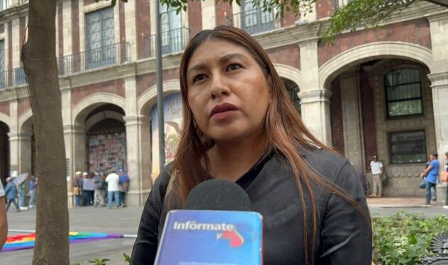 Maestros protestando en calles de Cuernavaca, Morelos