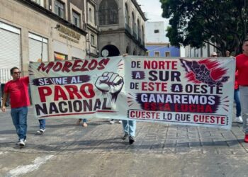 Plantel educativo con las puertas cerradas debido al paro del magisterio en Cuernavaca, Morelos