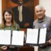 Firma de convenio de colaboración entre directivos del SEDIF y representantes de la asociación civil en Cuernavaca, Morelos