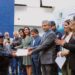 Elementos de la SEPRAC recibiendo reconocimientos económicos y educativos al mérito policial en Cuernavaca, Morelos