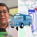 Persona utilizando la aplicación de mapas en su teléfono celular para ubicar calles en Cuernavaca, Morelos