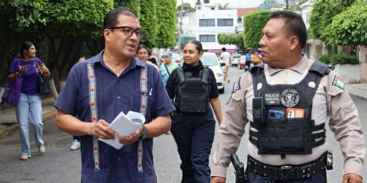 Seprac realiza marcha exploratoria en la colonia San Cristóbal para abatir puntos de riesgo
