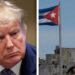 El presidente estadounidense Donald Trump gesticulando durante una conferencia de prensa en Washington